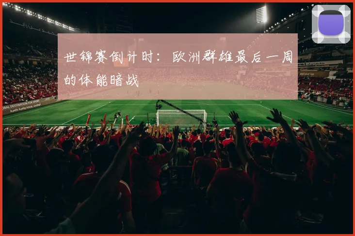 世锦赛倒计时:欧洲群雄最后一周的体能暗战 - 懂球帝推荐